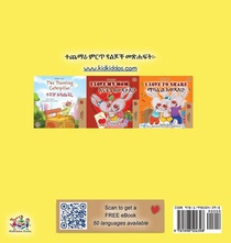 I Love to Eat Fruits and Vegetables (Amharic Book for Kids) achterzijde