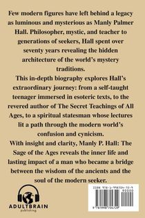 Manly P. Hall achterzijde