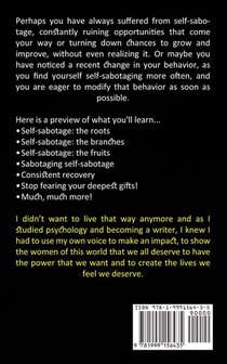 Self Sabotage achterzijde