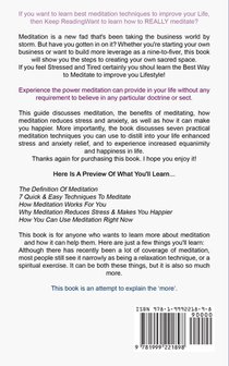 Meditation achterzijde