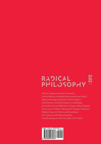 Radical Philosophy 2.02 achterzijde
