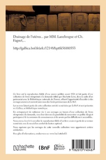 Drainage de l'Uterus achterzijde