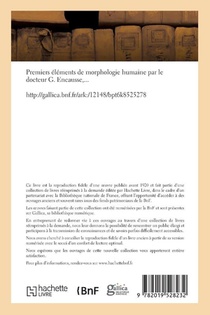 Premiers Elements de Morphologie Humaine achterzijde