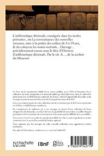 L'Arithmetique Decimale, Enseignee Dans Les Ecoles Primaires, Ou La Connaissance achterzijde