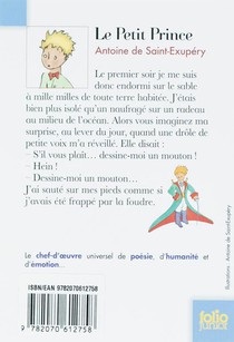 Le petit Prince achterzijde