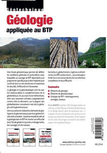 Geologie appliquee au BTP achterzijde