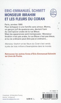 Monsieur Ibrahim et les fleurs du Coran achterzijde