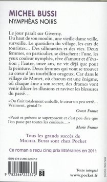 Nymphéas noirs achterzijde