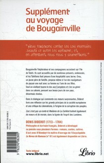 Supplement au voyage de bougainville achterzijde