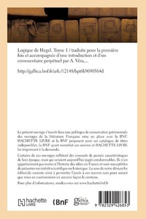 Logique. Tome 1 achterzijde