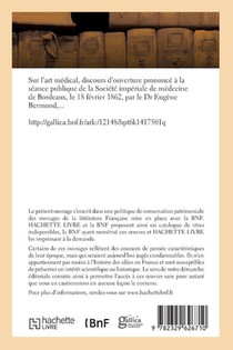 Sur l'art médical, discours d'ouverture achterzijde