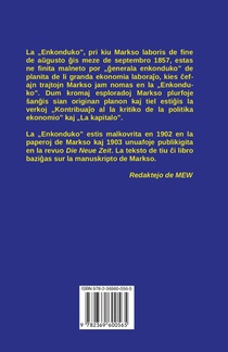Enkonduko al Kontribuaĵo al la kritiko de la politika ekonomio achterzijde