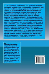 Philosophie de l'expérience achterzijde