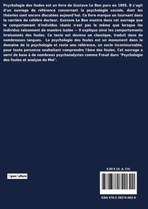 Psychologie des foules achterzijde