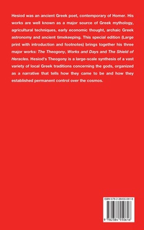 The Theogony, Works and Days, The Shield of Heracles achterzijde