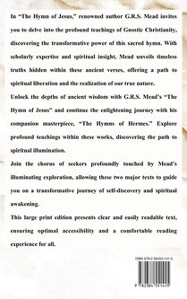 The Hymn of Jesus achterzijde