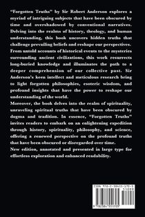 Forgotten Truths achterzijde