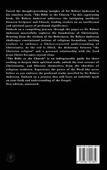 The Bible or the Church achterzijde