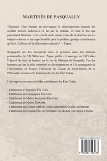 Martinès de Pasqually achterzijde