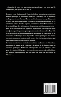 De la peine de mort en matière politique achterzijde
