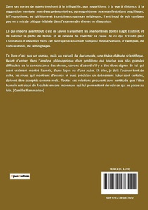 Télépathie, voyance et prémonitions dans les rêves achterzijde