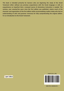 New Testament greek for beginners achterzijde