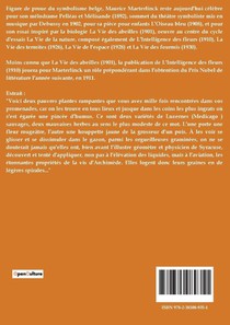 L'Intelligence des fleurs achterzijde