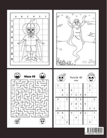 Halloween Activity Book for Kids achterzijde