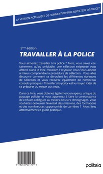 Travailler à la police achterzijde