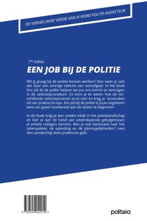 Een job bij de politie | editie 7 achterzijde