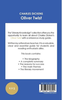 Study guide Oliver Twist by Charles Dickens (in-depth literary analysis and complete summary) achterzijde