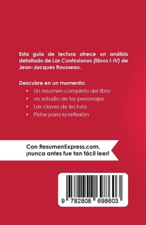 Las Confesiones (libros I-IV) achterzijde