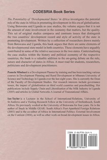 The Potentiality of Developmental States in Africa achterzijde