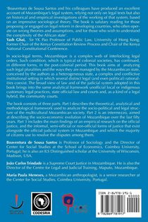 Law and Justice in a Multicultural Society. The Case of Mozambique achterzijde