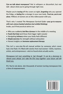 The Menopause Survival Guide achterzijde