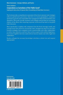 Corporations as Custodians of the Public Good? achterzijde