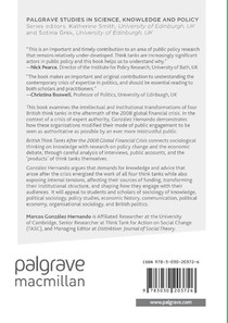 British Think Tanks After the 2008 Global Financial Crisis achterzijde
