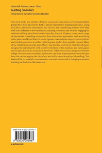 Teaching Economics achterzijde