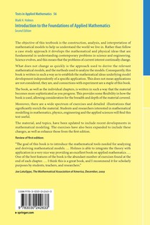 Introduction to the Foundations of Applied Mathematics achterzijde