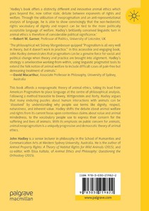 Animal Neopragmatism achterzijde