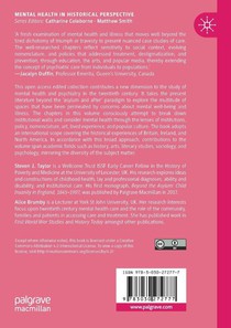 Healthy Minds in the Twentieth Century achterzijde