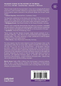 The Media, European Integration and the Rise of Euro-journalism, 1950s–1970s achterzijde