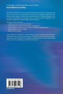 Social Influences on Eating achterzijde