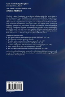 Autism in Adulthood achterzijde