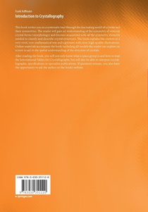 Introduction to Crystallography achterzijde