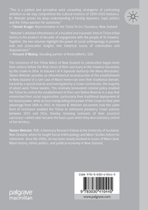 A Separate Authority (He Mana Motuhake), Volume I achterzijde