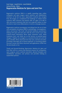 Regenerative Medicine for Spine and Joint Pain achterzijde
