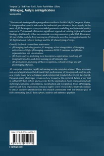 3D Imaging, Analysis and Applications achterzijde