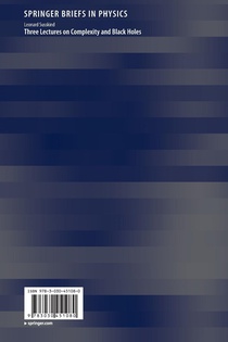 Three Lectures on Complexity and Black Holes achterzijde