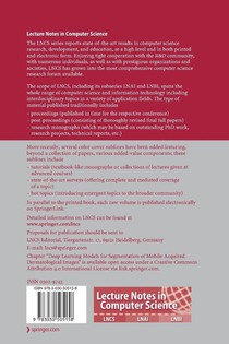 Image Analysis and Recognition achterzijde